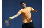 LONDON, ENGLAND - JUNE 08:  Grigor Dimitrov of Bulgaria during a practice session ahead of the AEGON Championships at Queens Club on June 8, 2014 in London, England.  (Photo by Jan Kruger/Getty Images)